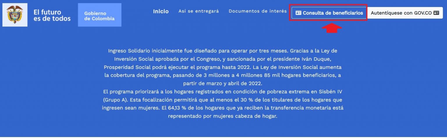 Cómo se solicita el bono solidario del SISBEN Beneficios del Sisben